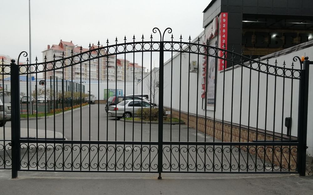 Ворота распашные автоматизированные