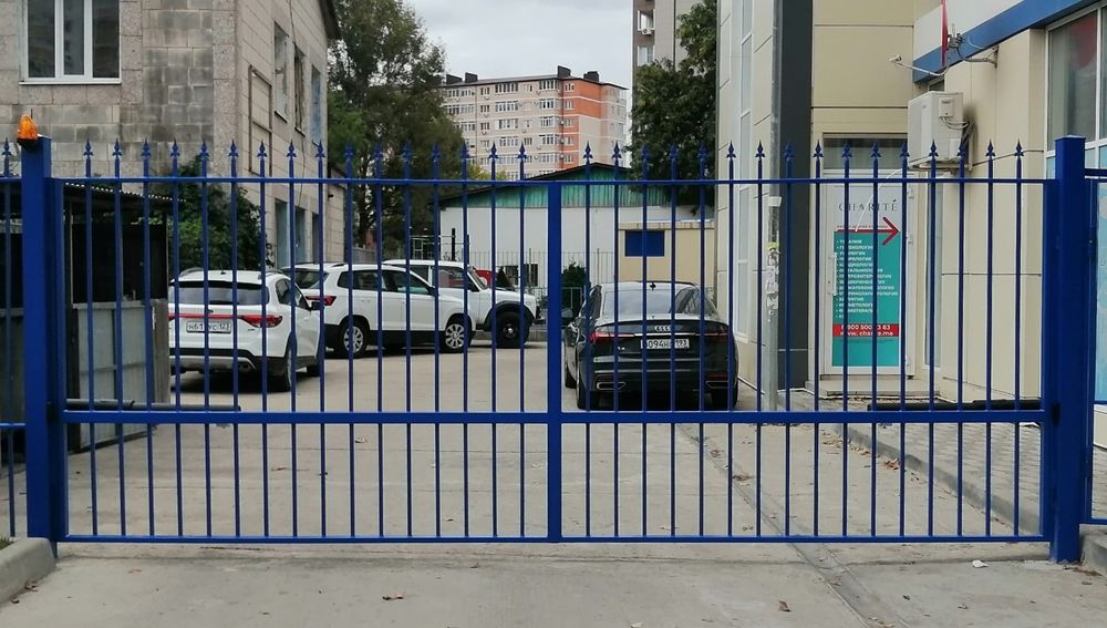 Ворота распашные автоматизированные